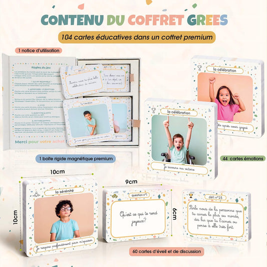 Coffret Les Émotions Du Monde 104 Cartes Dès 3 Ans